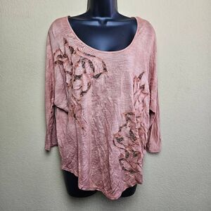 Free People Mesh Cut-Out Top